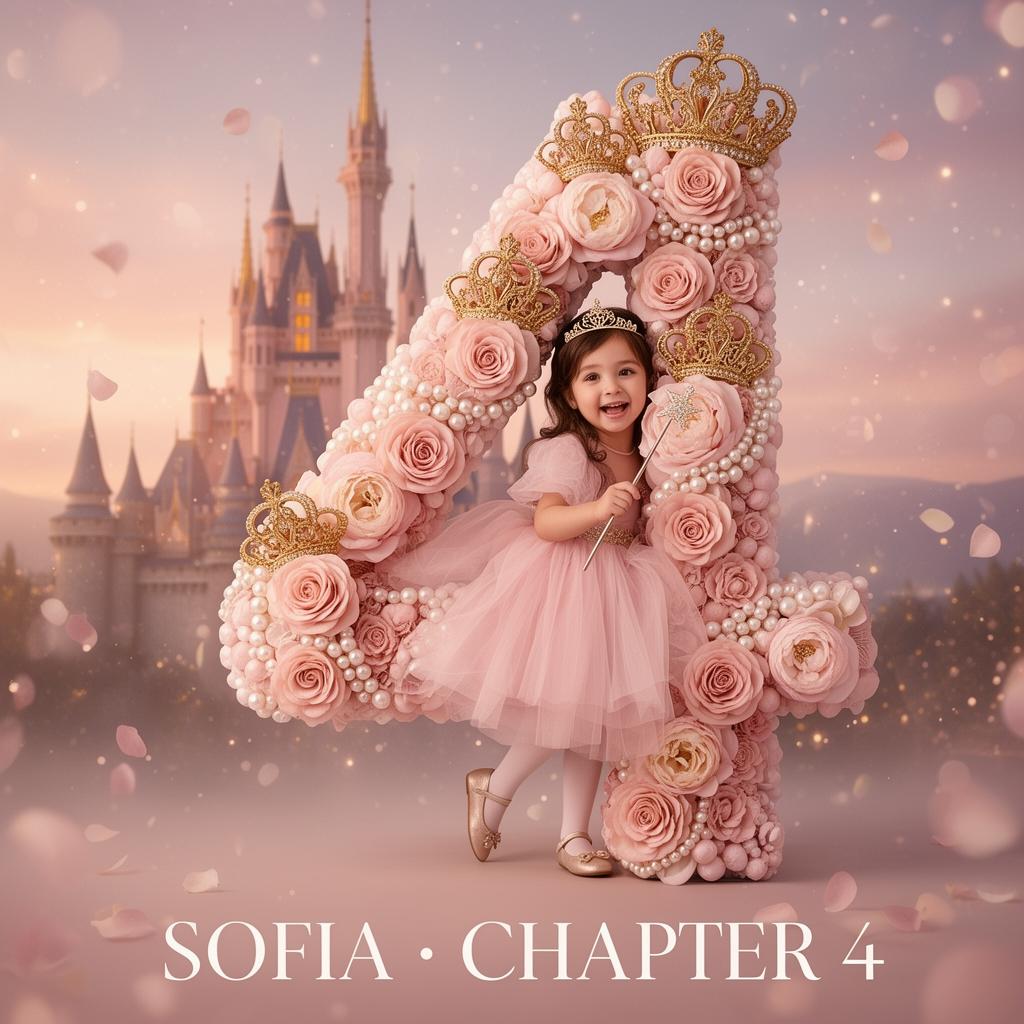 Princess example birthday card